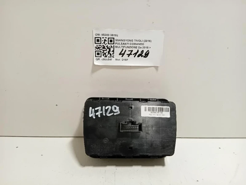 Pulsanti Comando Multifunzione 85300 35192 Ssangyong Tivoli 2015