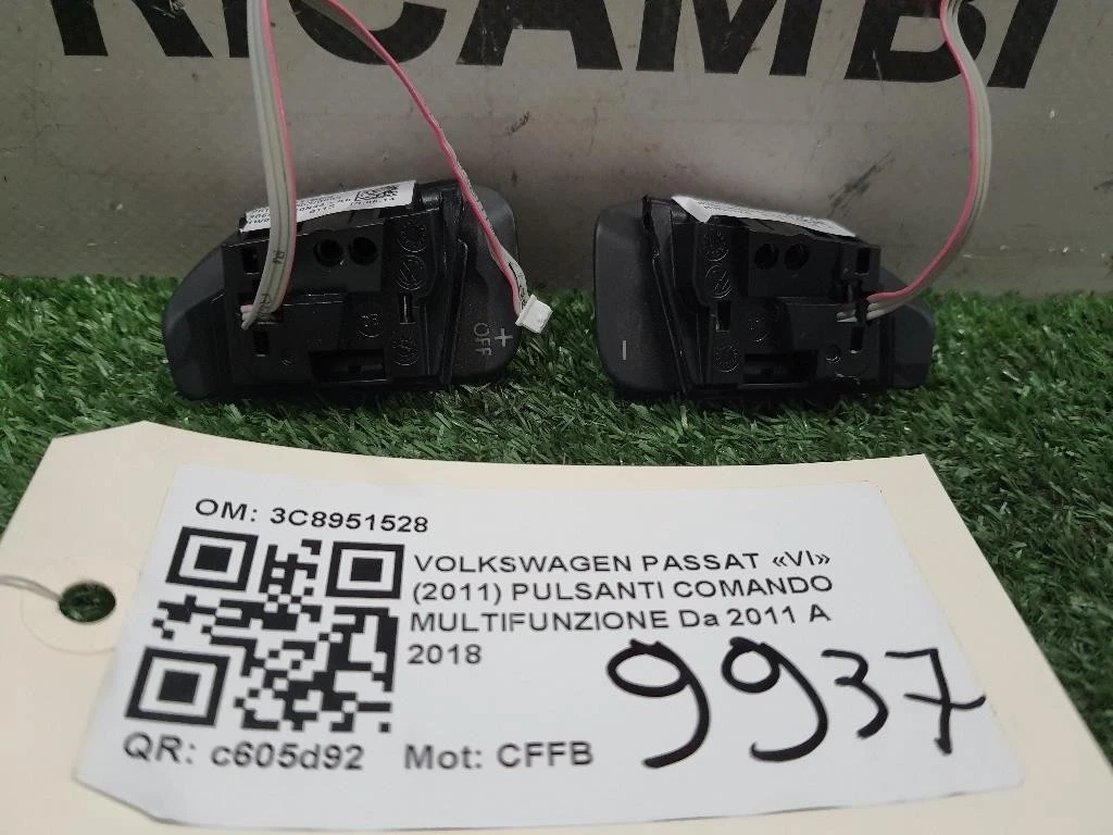 Pulsanti Comando Multifunzione 3C8951528 3C8951527 Volkswagen Passat VI 2011
