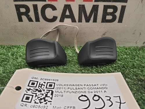 Pulsanti Comando Multifunzione 3C8951528 3C8951527 Volkswagen Passat VI 2011