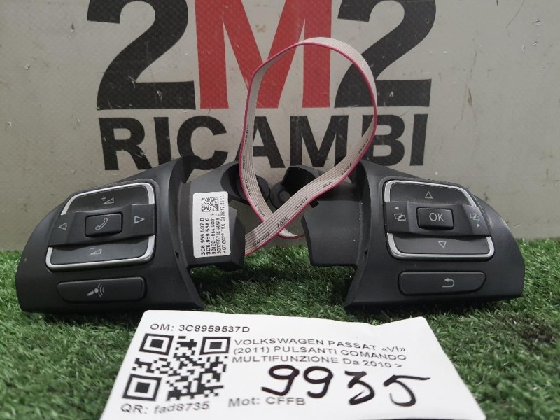 Pulsanti Comando Multifunzione 3C8959537D Volkswagen Passat VI 2011