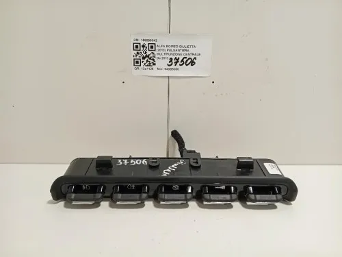 Pulsantiera Multifunzione Centrale 156095042 Alfa Romeo Giulietta 2013