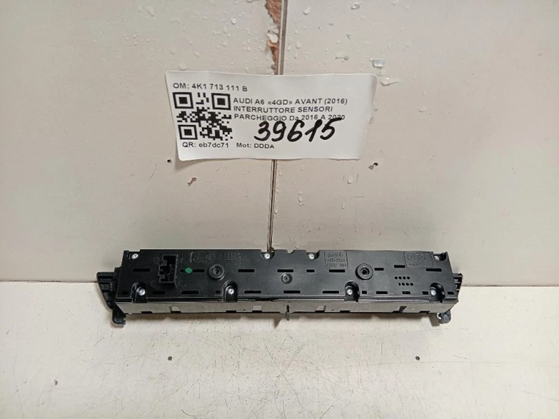 Pulsantiera Multifunzione Centrale 4K0 925 301 Audi A6 4GD Avant 2016