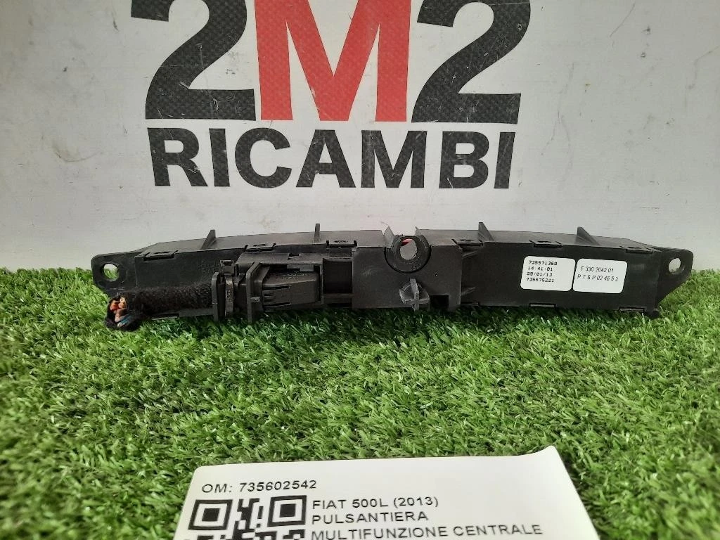 Pulsantiera Multifunzione Centrale 735602542 Fiat 500L 2013