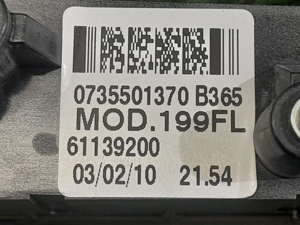 Pulsantiera Multifunzione Centrale 0735501370 Fiat Grande Punto 2009