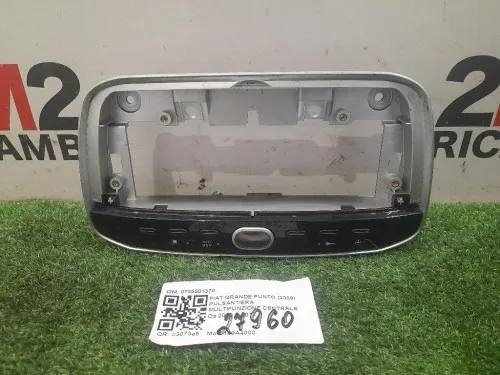 Pulsantiera Multifunzione Centrale 0735501370 Fiat Grande Punto 2009