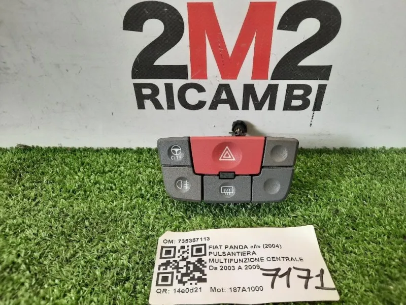 Pulsantiera Multifunzione Centrale 735357113 Fiat Panda II 2004