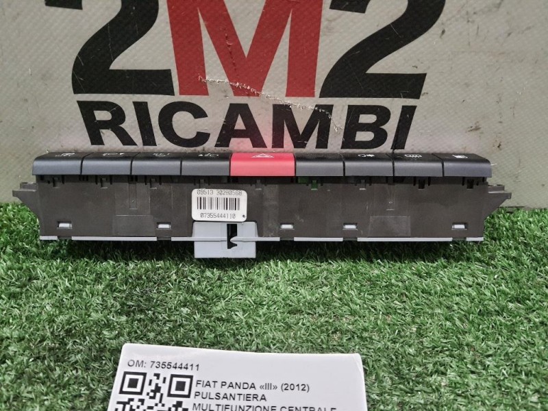 Pulsantiera Multifunzione Centrale 735544411 Fiat Panda III 2012