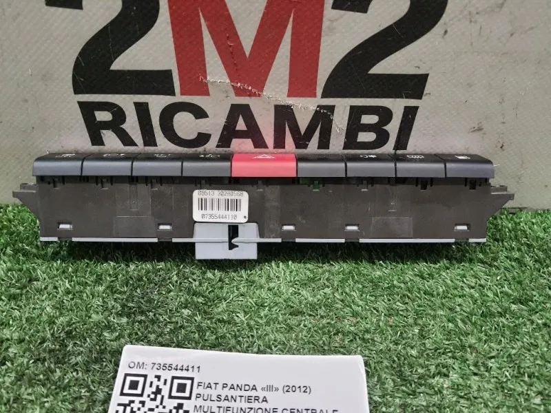 Pulsantiera Multifunzione Centrale 735544411 Fiat Panda III 2012