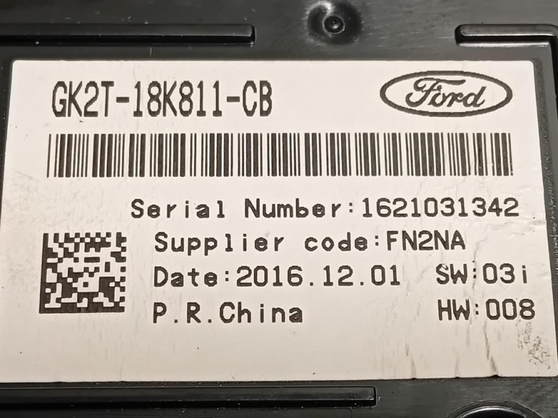 Pulsantiera Multifunzione Centrale GK2T-18K811-CB Ford Transit VI 2014