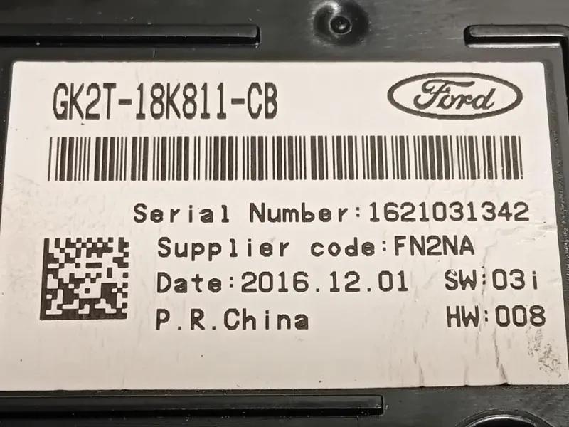 Pulsantiera Multifunzione Centrale GK2T-18K811-CB Ford Transit VI 2014