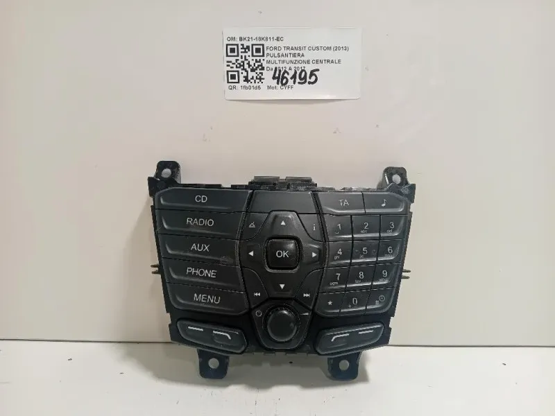 Pulsantiera Multifunzione Centrale BK21-18K811-EC Ford Transit Custom I 2013