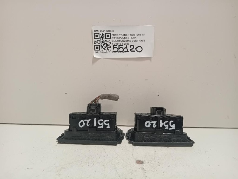 Pulsantiera Multifunzione Centrale JK2110B838 Ford Transit Custom I 2018