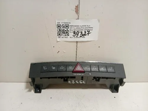 Pulsantiera Multifunzione Centrale 1718209410 Mercedes Classe SLK R171 2004
