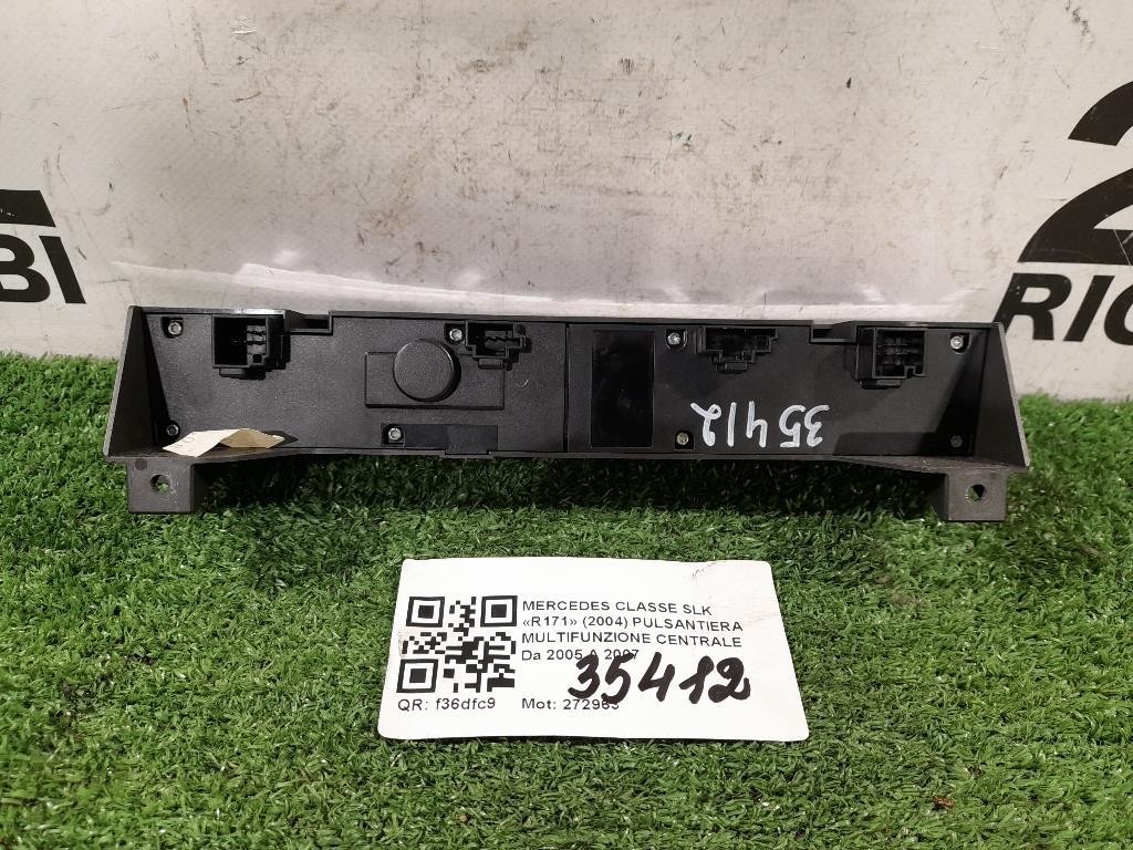 Pulsantiera Multifunzione Centrale A17187006109698 Mercedes Classe SLK R171 2008