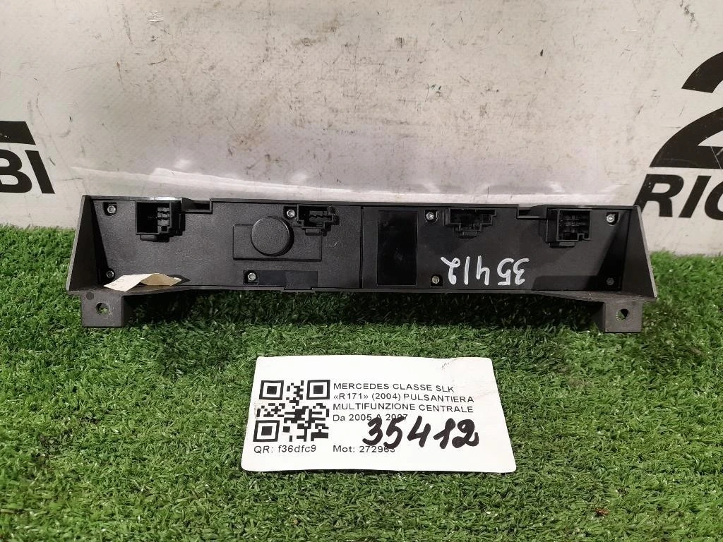 Pulsantiera Multifunzione Centrale A17187006109698 Mercedes Classe SLK R171 2008