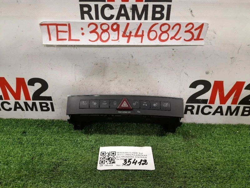 Pulsantiera Multifunzione Centrale A17187006109698 Mercedes Classe SLK R171 2008