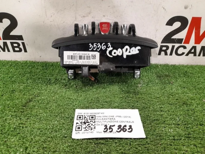 Pulsantiera Multifunzione Centrale 6131 9328287-02 Mini MINI ONE F55 2014