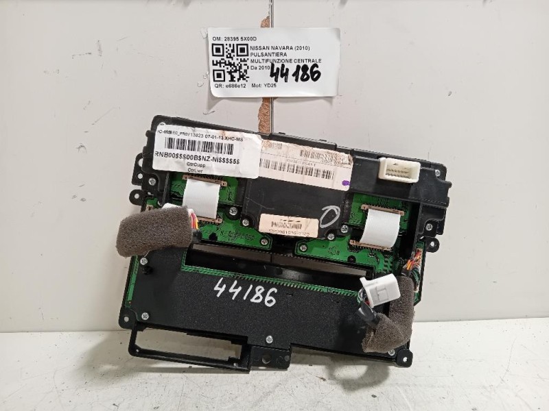 Pulsantiera Multifunzione Centrale 28395 5X00D Nissan Navara 2010