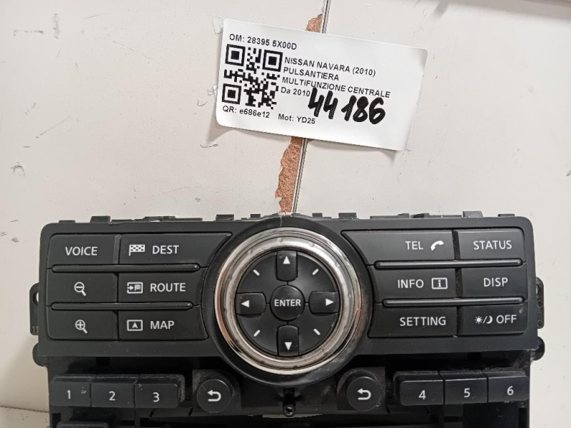 Pulsantiera Multifunzione Centrale 28395 5X00D Nissan Navara 2010