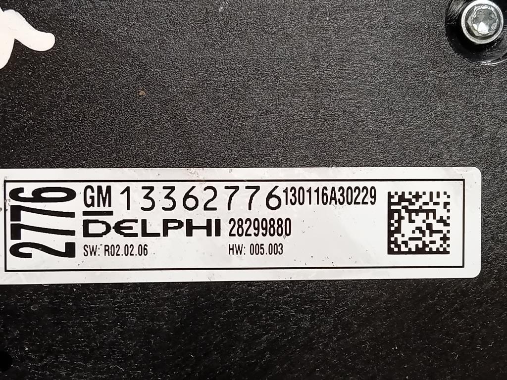 Pulsantiera Multifunzione Centrale 13362776 Opel Meriva B 2014