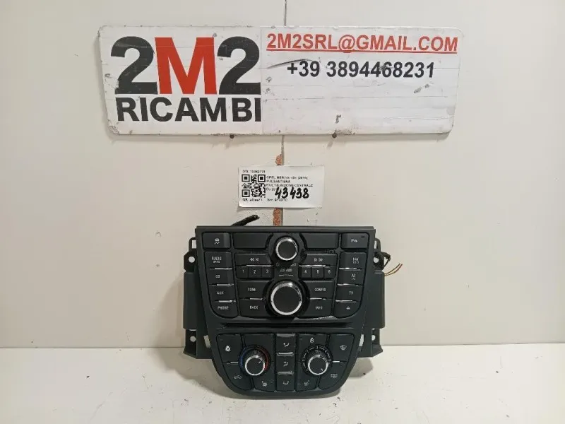 Pulsantiera Multifunzione Centrale 13362776 COMANDI CONTROLLO CLIMA Opel Meriva B 2014