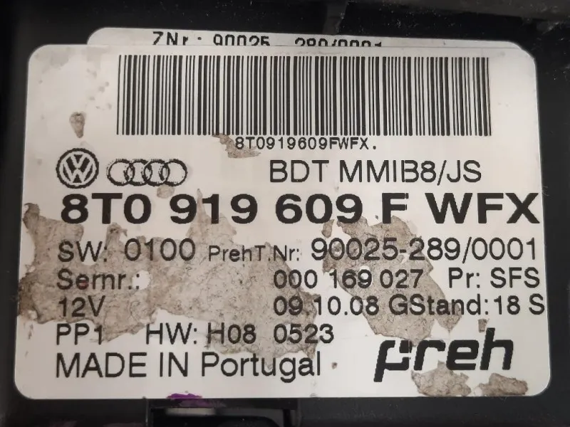 Pulsantiera Multifunzione Console Centrale 8T0 919 609 F Audi A5 8T3 2008