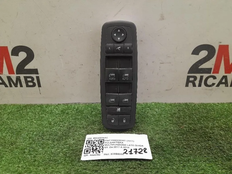 Pulsantiera Multifunzione LATO Guida SX 56046826AC Fiat Freemont 2011