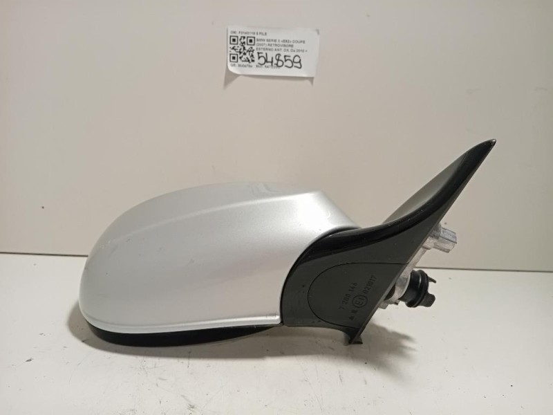Retrovisore Esterno ANT DX F0143116 5 PIN Bmw Serie 3 E92 Coupe 2007