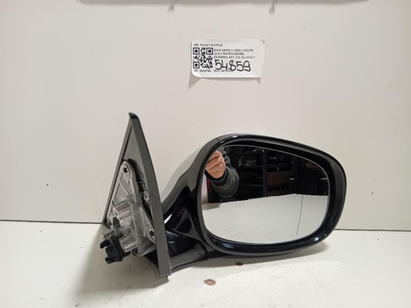 Retrovisore Esterno ANT DX F0143116 5 PIN Bmw Serie 3 E92 Coupe 2007