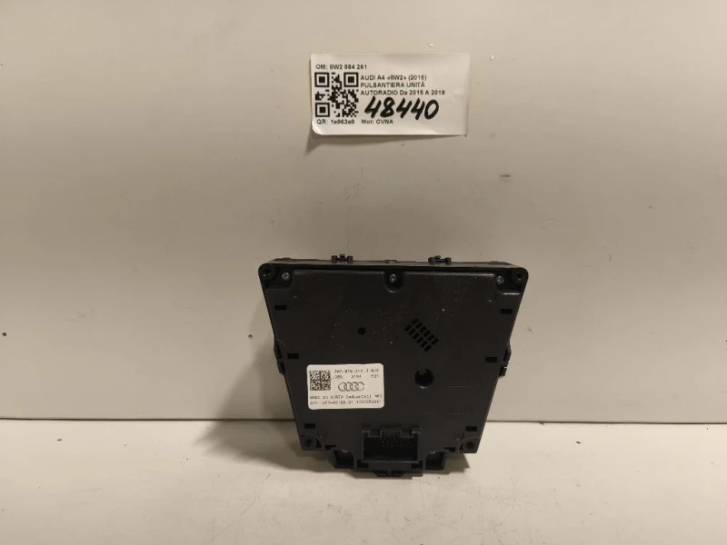 Pulsantiera Unità Autoradio 8W2 864 261 Audi A4 8W2 2015