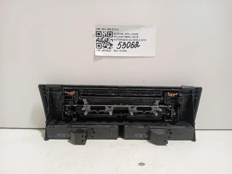 Pulsantiera Unità Autoradio 8K1 959 673 G Audi A5 8T3 2008