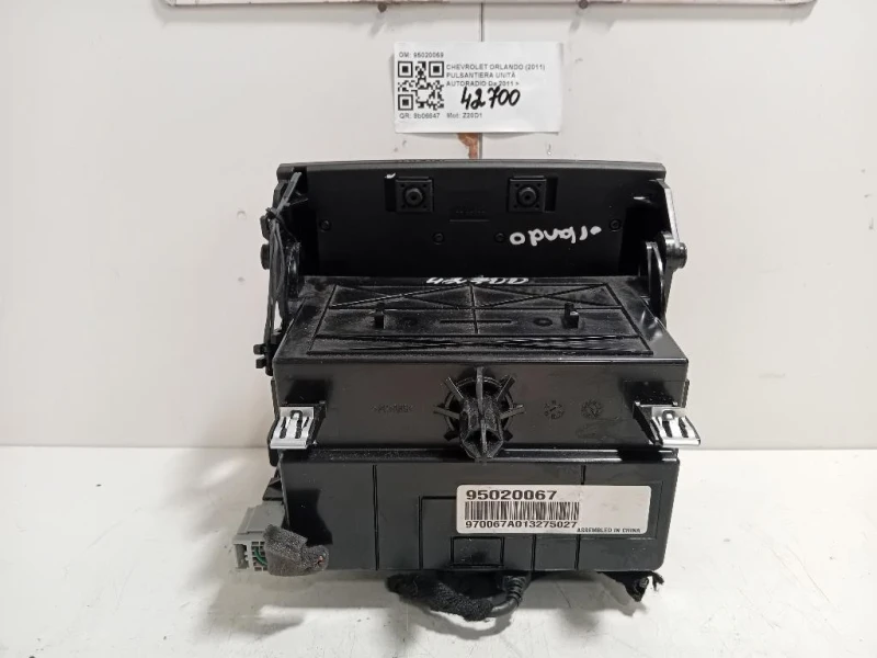 Pulsantiera Unità Autoradio 95020069 Chevrolet Orlando 2011