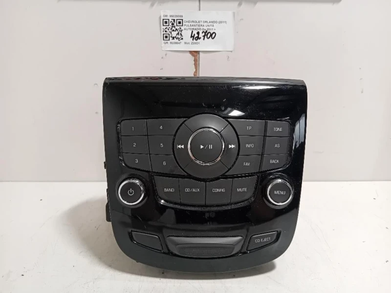 Pulsantiera Unità Autoradio 95020069 Chevrolet Orlando 2011