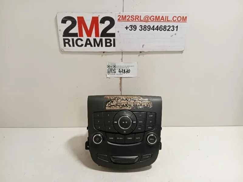 Pulsantiera Unità Autoradio 95020069 Chevrolet Orlando 2011