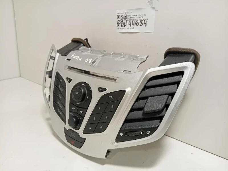 Pulsantiera Unità Autoradio BAST18K811AD Ford Fiesta VI 2008