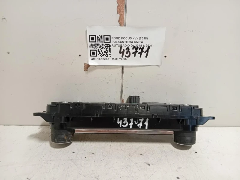 Pulsantiera Unità Autoradio JX7T-18K811-AC Ford Focus V 2018
