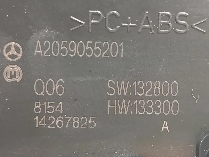 Pulsantiera Unità Autoradio A2059055201 Mercedes Classe C W205 2014