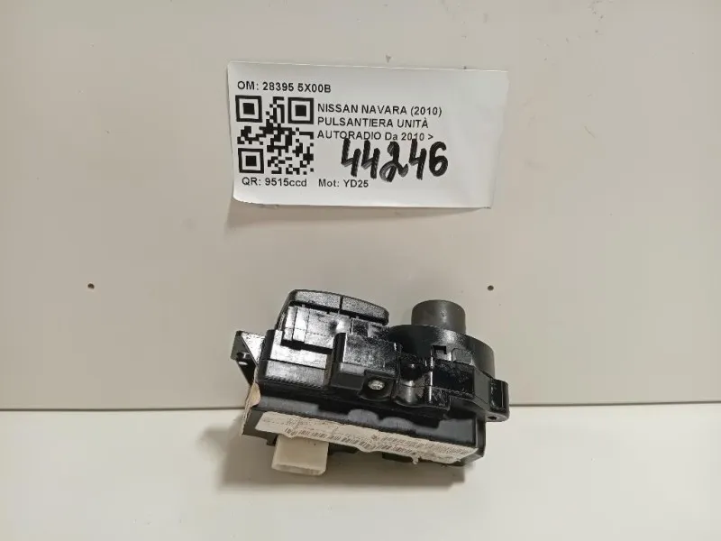 Pulsantiera Unità Autoradio 28395 5X00B Nissan Navara 2010