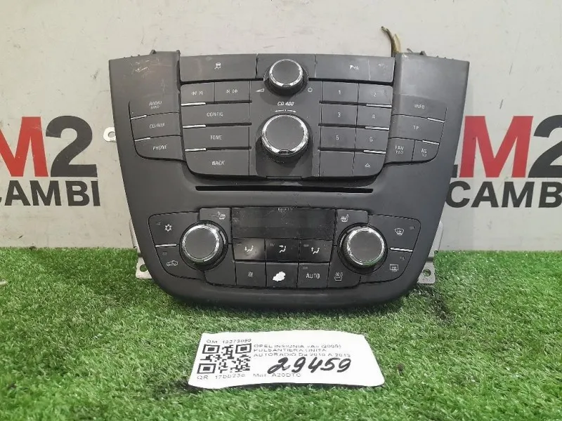 Pulsantiera Unità Autoradio 13321292 Opel Insignia A 2009