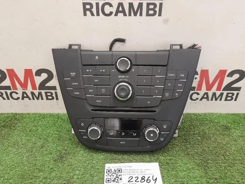Pulsantiera Unità Autoradio 13273255 13273095 Opel Insignia A 2009
