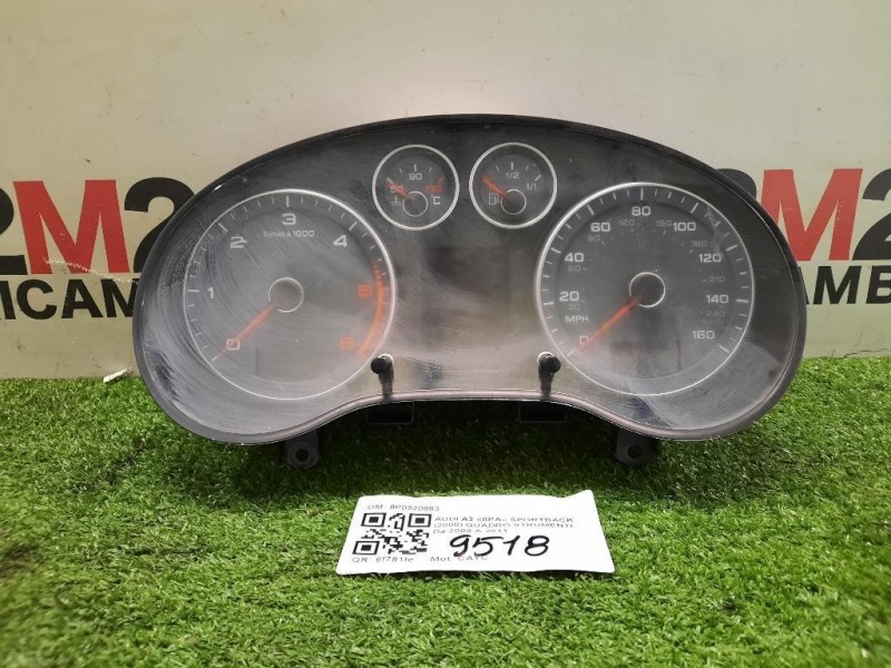 Quadro Strumenti 8P0920983 Audi A3 8PA Sportback 2008