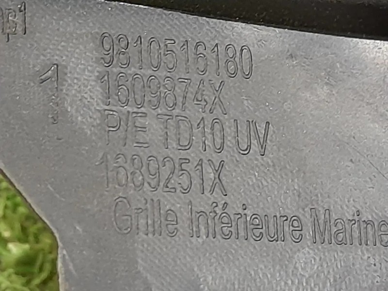 Griglia DI Ventilazione Paraurti ANT 9810516180 Peugeot 208 I 2015