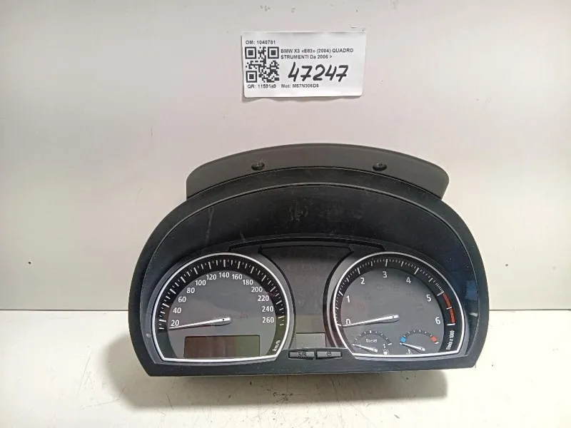 Quadro Strumenti 1040781 Bmw X3 E83 2004