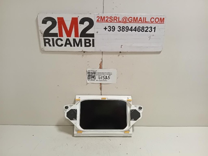 Quadro Strumenti 9820811780 Citroen DS3 Crossback 2018