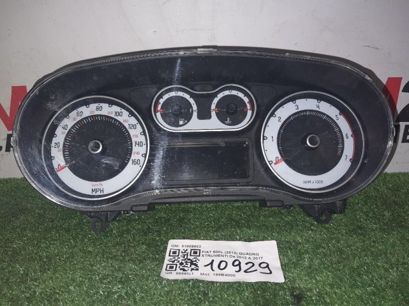 Quadro Strumenti 51968862 Fiat 500L 2013