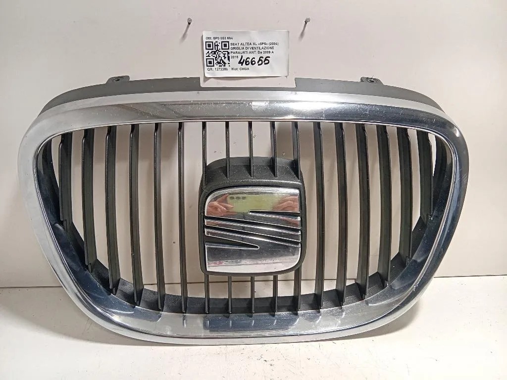 Griglia DI Ventilazione Paraurti ANT 5P0 853 654 Seat Altea XL 5P5 2004