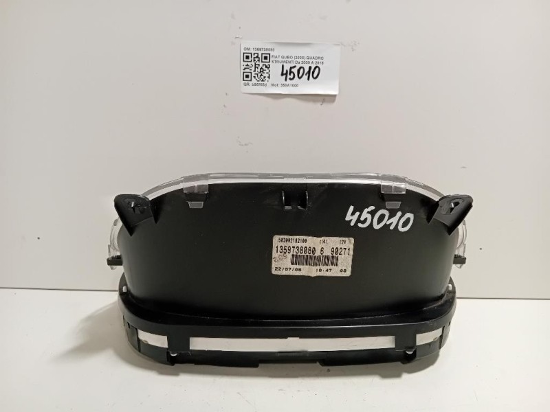 Quadro Strumenti 1359738080 Fiat QUBO 2008