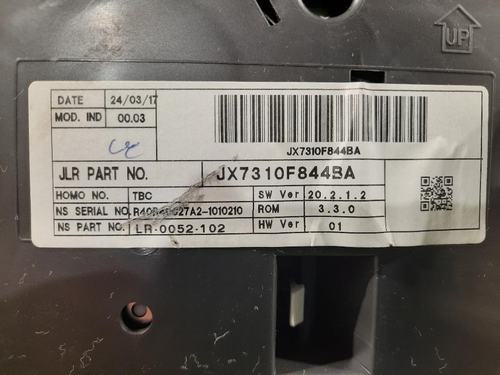 Quadro Strumenti JX73-10F844-BA Jaguar XE 2015