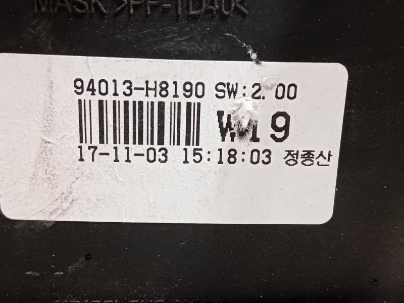 Quadro Strumenti 94013-H8190 Kia Stonic 2017