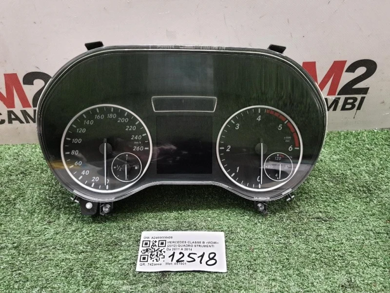 Quadro Strumenti A2469005405 Mercedes Classe B W246 2012